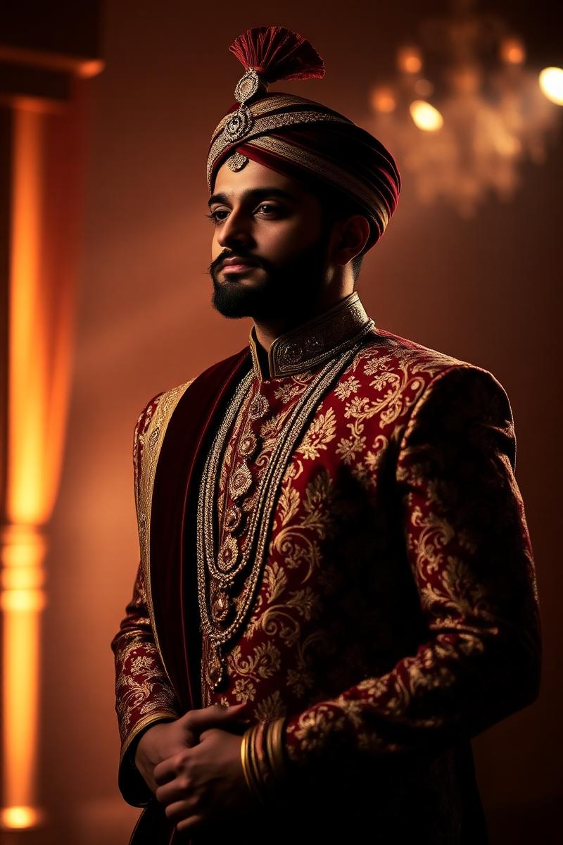Groom portrait